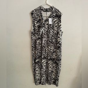 NWT| Animal Prints Sleeveless Midi Dress